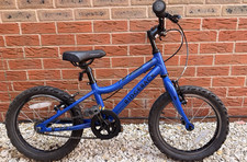 Ridgeback MX16 Kids Bike 16" Blue Black Aluminium Bell Reflectors Flat Bar