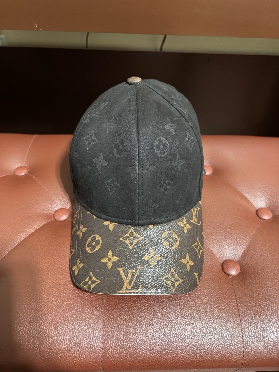 Louis Vuitton Monogram Essential Black & Brown Leather Baseball