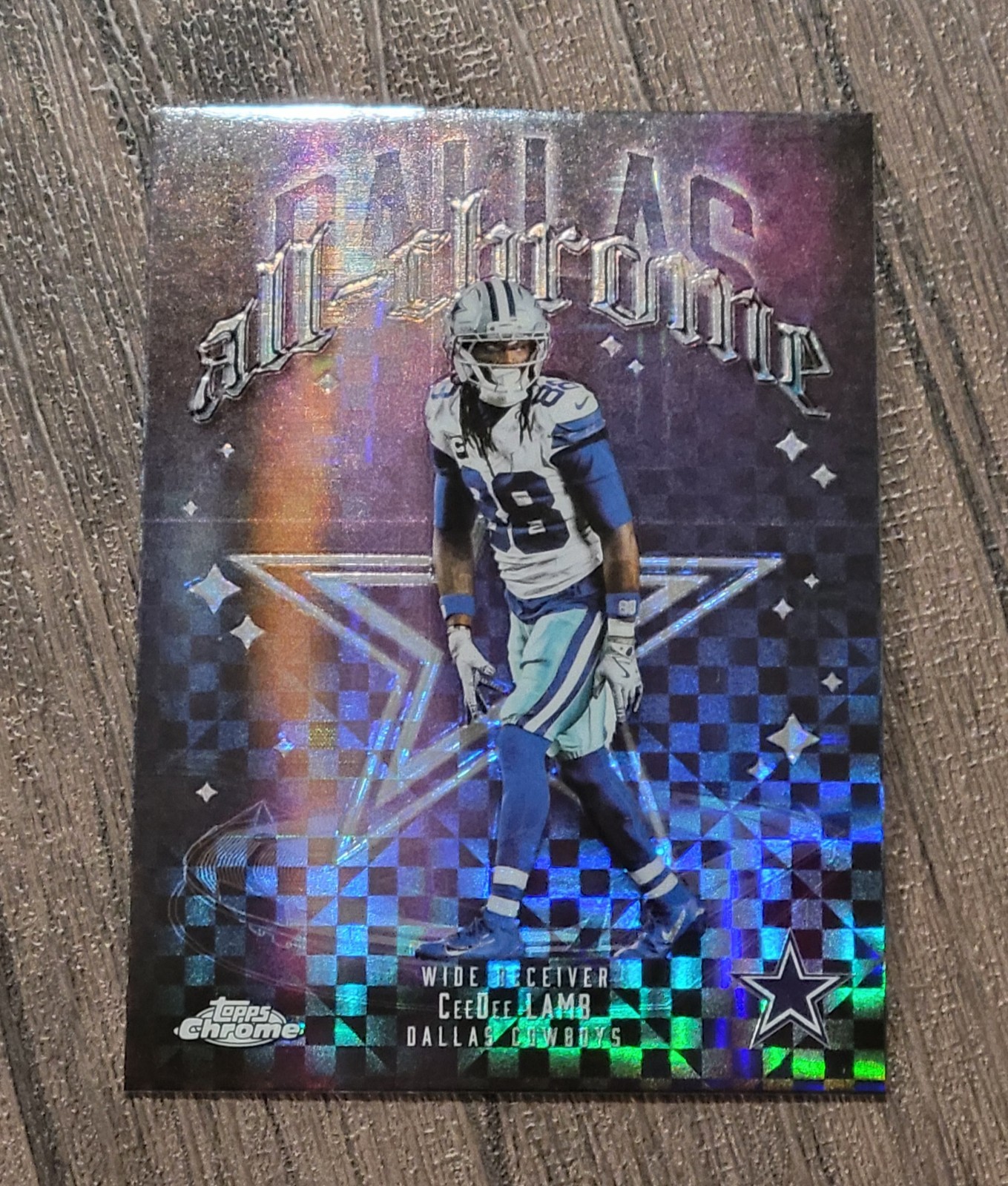 2025 Topps Chrome All-Chrome Team X-Fractor ACT-8 CeeDee Lamb Cowboys
