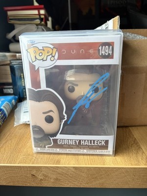 Dune Gurney Halleck Josh Brolin Signed Funko Pop + Pop Protector
