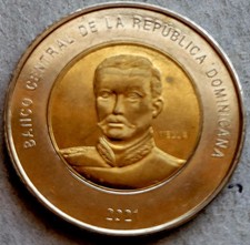 DOMINICAN REPUBLIC 🇩🇴 TEN (10) PESOS COIN 2021