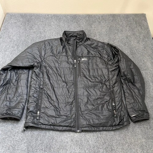 REI Co-op Pertex Quantum Eco PrimaLoft Insulated Puffer Jacket Black Mens XXL - product listing photo