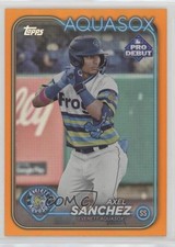 2024 Topps Pro Debut Orange Foil 25/25 Axel Sanchez #PD-178 1f5h