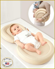 Baby Changing Pad Waterproof Wipeable Non-Slip Foldable PU Diaper Changer 24x16"