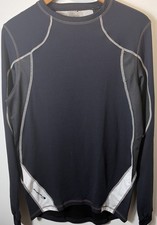Endura Athletic Long Sleeve Performance Shirt Men’s Large Gray Compression Top