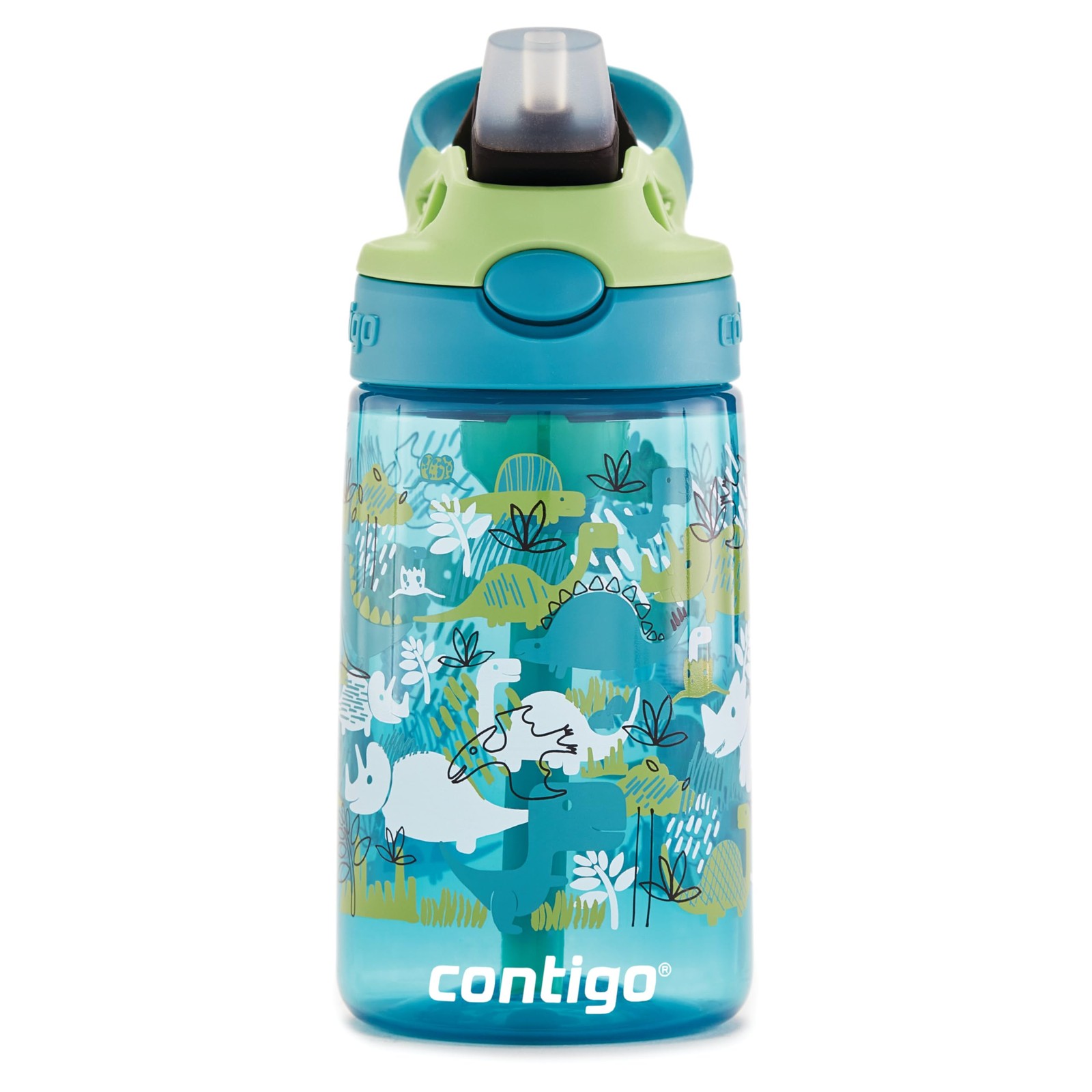 Gourde enfants à paille anti-fuites pour en finir avec les cartables mouillés 450ml