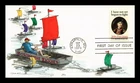 US COVER JOHN PAUL JONES BICENTENNIAL FDC SCOTT 1789 LOIS HAMILTON HAND PAINTED