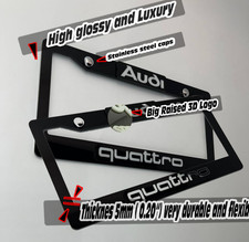 License Plate Frame For Audi Quattro 2pcs License Cover Frontrearu.s Duty Paid License Plate Frame For Audi Quattro 2pcs License Cover Frontrearu.s Duty Paid