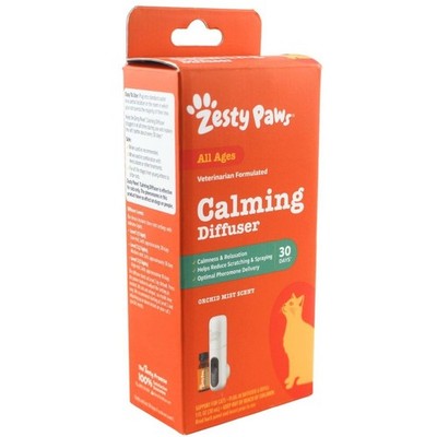 Zesty Paws Calming Diffuser For Cats With Orchid Mist Scent Veterinarian Formula