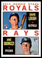 2013 Topps Heritage David Lough RC/Jake Odorizzi RC RC #408