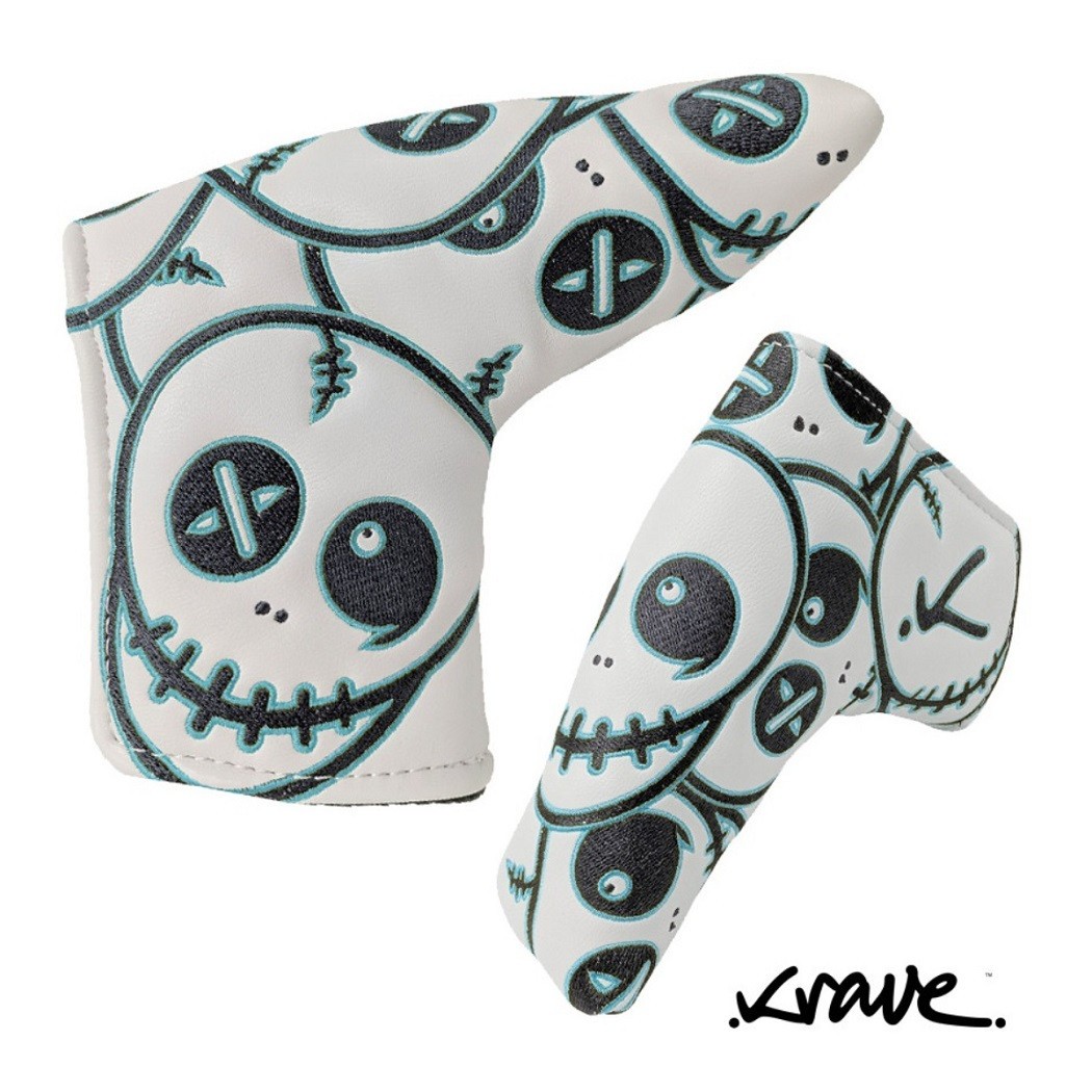 Krave Arctic Blade Putter Headcover - Novelty Plush Lined Golf Club Cover