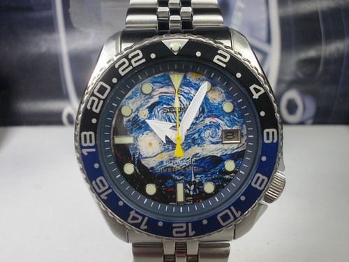SEIKO 150M SCUBA DATE AUTO MENS WATCH 7002-7000 'STARRY NIGHT' (SN 381305) - 第 1/12 張圖片