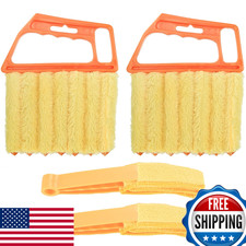 Zxglxinyao 4Pcs Window Venetian Blind Cleaner Duster Tool Include 2Pcs 7 Finger
