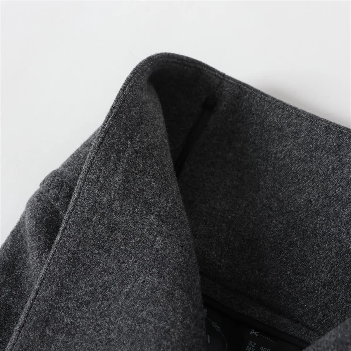 Prada 18 years Wool & Nylon Pants 40S Ladies' Gray Missing belt P271BH thumbnail 4