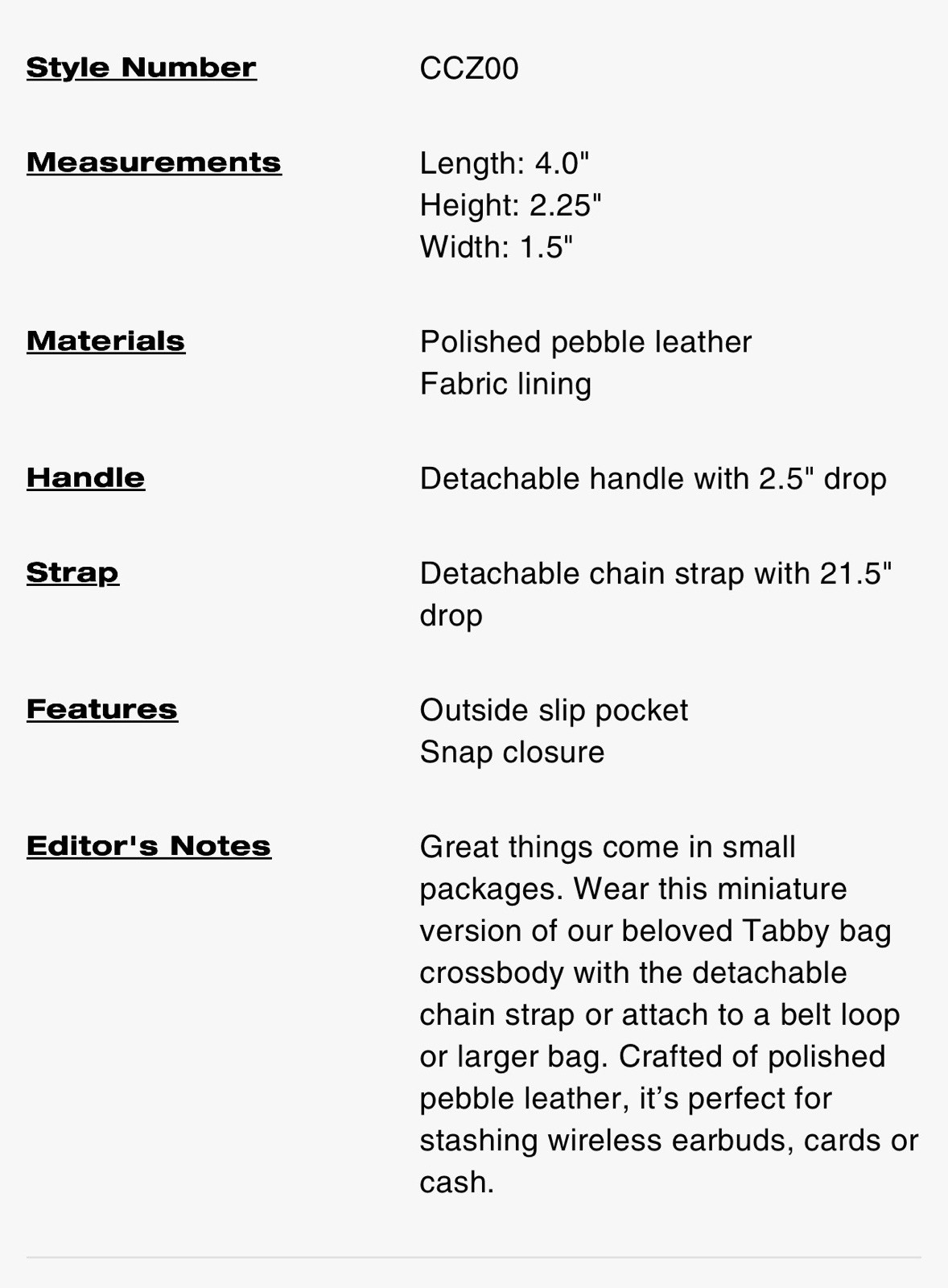 💞NEW Coach👛Tabby Bag Charm👛Pebble Leather✨Chain Strap✨Peony Pink CZZ00 thumbnail 14