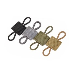 10pcs Tactical Molle Backpack Retainer Attachment PTT Antenna Binding Buckle