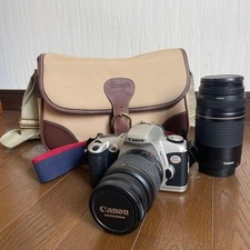 Canon EOS Kiss DSLR Camera with 2 Lenses and Bag Untested Condition