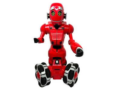 WORKS - WowWee Robotics 2007 TRIBOT Interactive Talking 15  Robot - NO REMOTE