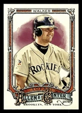 2025 Topps Allen & Ginter #335 Larry Walker Card Colorado Rockies