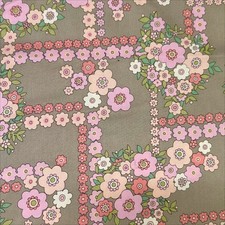 1 FQ Fat Quarter Ghastlie Bouquet Taupe Alexander Henry Cotton Fabric 18" x 21"