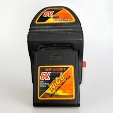New Bright 6V RC Battery Charger A519201194 with battery, Powers On But UNTESTED