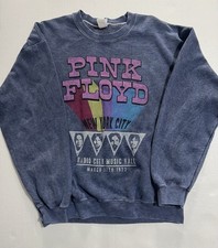   Pink Floyd Vintage Style Crewneck Sweatshirt NYC 1973 Tour Graphic   Size M