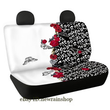 Set Of 2 Auto Rear Bench Seat Protector Car Back Seat Covers Rose For Women Set Of 2 Auto Rear Bench Seat Protector Car Back Seat Covers Rose For Women