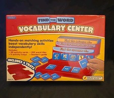 Lakeshore VOCABULARY CENTER FIND THE WORD Games homeschool NEW