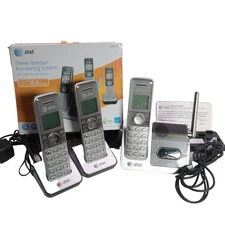 AT&T 3 Handset Cordless Answering Machine CL82301 DECT6.0 Batteries Not Included