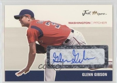 2007 Just Minors Just Auto Glenn Gibson #JA-17 Auto n8a