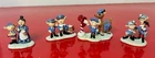 Hawthorne Village Christmas Town PROFESSIONALS Set of 4 w/ COA (DAMAGE)