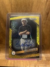 Panini 2025 Prizm Black Bill Cowher #118 Autograph Serial Numbered /10 Steelers