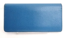 Louis Vuitton Portefeuille Brazza M58193 blue Taurillon leather / 2022 repaired 