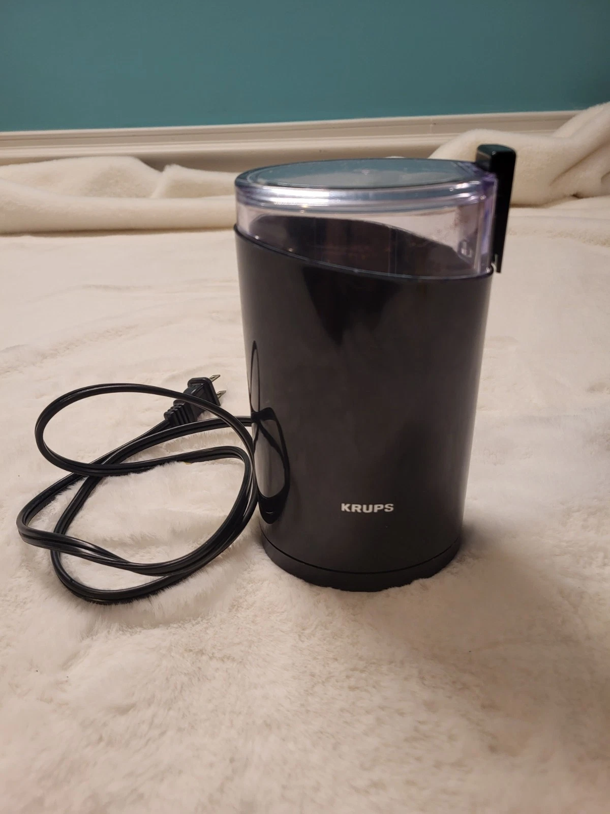 Krups Fast Touch Electric Coffee and Spice Grinder Type F203 Black 3 oz