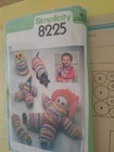 VTG Yo-yo Pattern Simplicity & New Templet Doll Owl Dog Clown Quilt #8225  Uncut — photo 7
