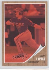 2011 Topps Heritage Minor League Edition Red Tint 209/620 Matt Lipka #155 3j2