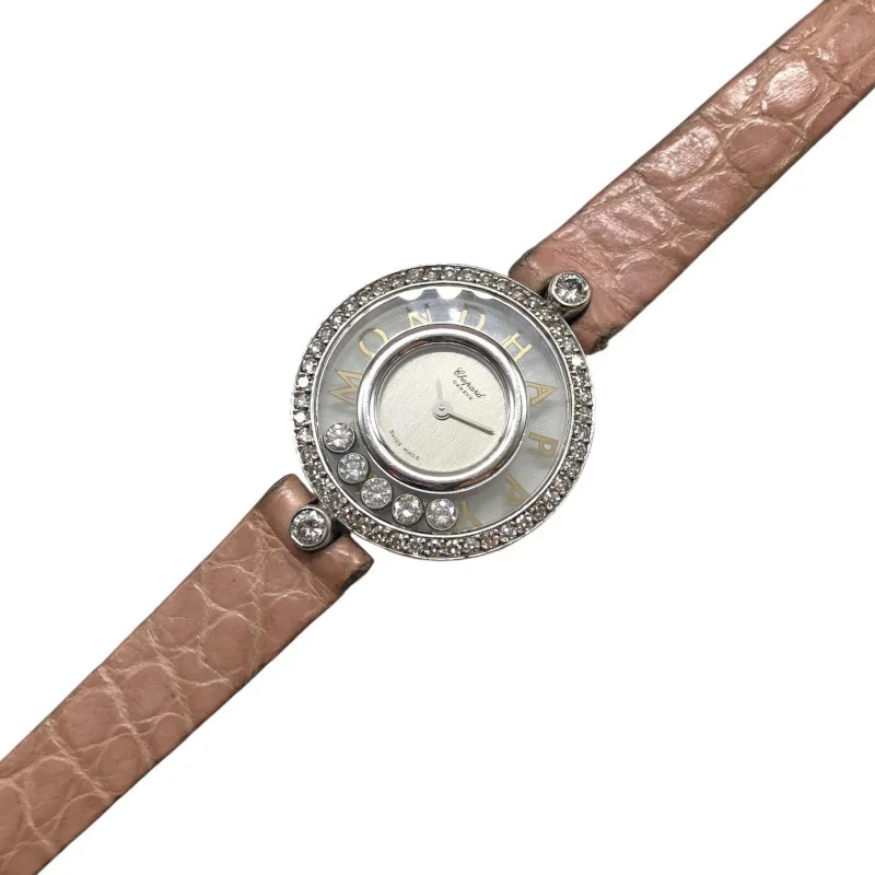 Chopard — Chopard 20/3926 24mm WG Silver Dial Quartz Watch #OKW1440