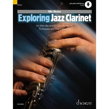 Lehrbuch Schott Exploring Jazz Clarinet Musik Buch NEU