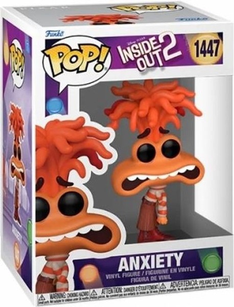 Gadget - Disney: Funko Pop! - Inside Out 2 - Anxiety (Vinyl Figure 1447) -D- Fun-image