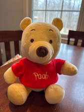 Disney Baby Winnie The Pooh Plush 12  Rattle Kids Preferred 2010