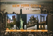 PALAU 2016 Foglio Francobolli NY 2016 Francobolli Expo MNH #31029