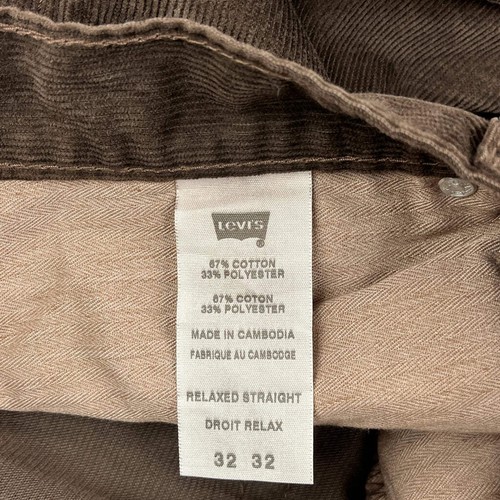 559 Levis Hose - 32 W 31 L braun Baumwollmischung - Bild 6 von 10