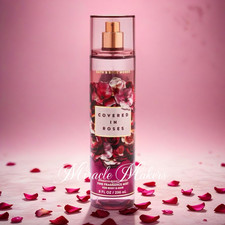 BATH  BODY WORKS COVERED IN ROSES FRAGRANCE MIST BODY SPRAY 8 FL OZ NEW