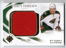 2010-11 ULTIMATE DEBUT THREADS CODY ALMOND /200