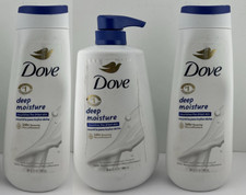 Dove Deep Moisture Body Wash 3pc Set, One 30.6oz w/ Pump, Two 20 oz READ MORE 