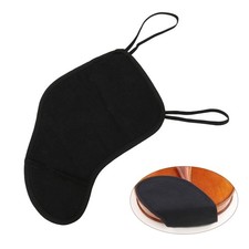 CashBeat Comfortable 4/4-3/4 Violin Chin Shoulder Rest Pad, Pure Cotton black