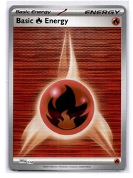 Basic Fire Energy 018 Reverse Holo SVE: Scarlet & Violet Energies