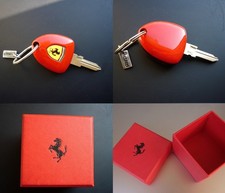 Portachiavi Ferrari Enzo chiave vuota accensione portachiavi argento originale non tagliato