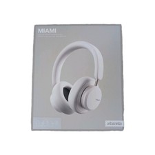 Urbanista Miami Wireless Noise Cancelling Over Ear Headphones White