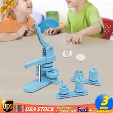 Button Press Machine Button Making Machine Badge/Button Maker 0.98, 1.26, 2.28"